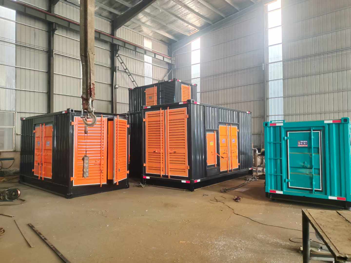 白云矿区500kw柴油发电机组可以带动多少功率设备？